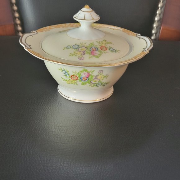 Vintage  Royal Derby China (Made in Japan) RDB1 Sugar Bowl with Lid - Picture 1 of 7